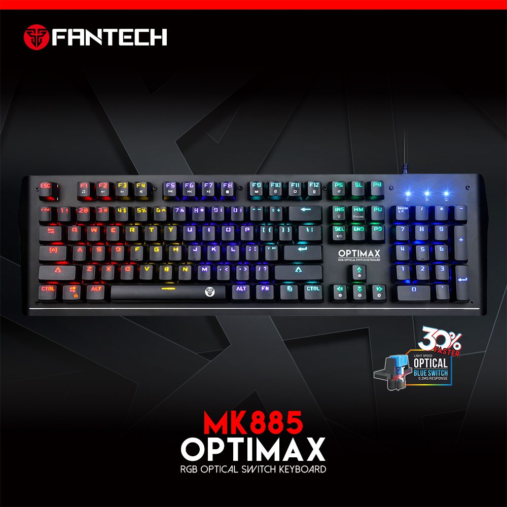 Тастатура Fantech Gaming MK885 RGB Optimax црна - Image 2